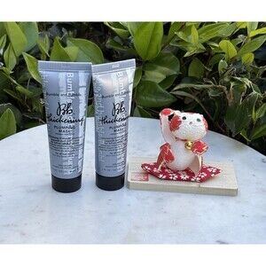 Lot 2 BUMBLE & BUMBLE THICKENING PLUMPING MASK 1oz/30m each (travel size)